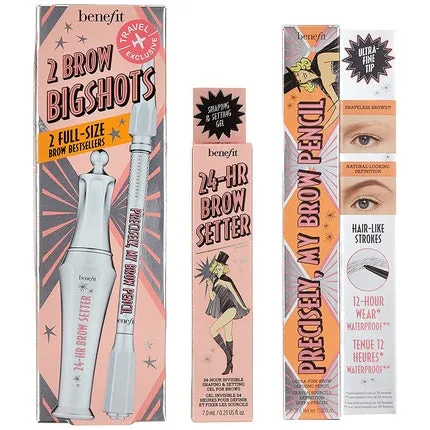 2 Brow Bigshots Precision 24H Brow Setter 4 Warm Dark Brown 7.08 ml, Benefit