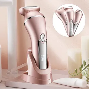 3-in-1 Waterproof Electric Shaver for Women