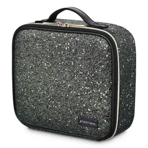 Byootique MassLux Makeup Case Brush Holder Storage Divider Glittered Black