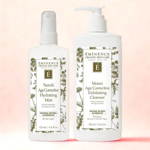 Eminence Organics Smooth & Refine Kit (Monoi Age Corrective Exfoliating Cleanser   Neroli Age Corrective Hydrating Mist)
