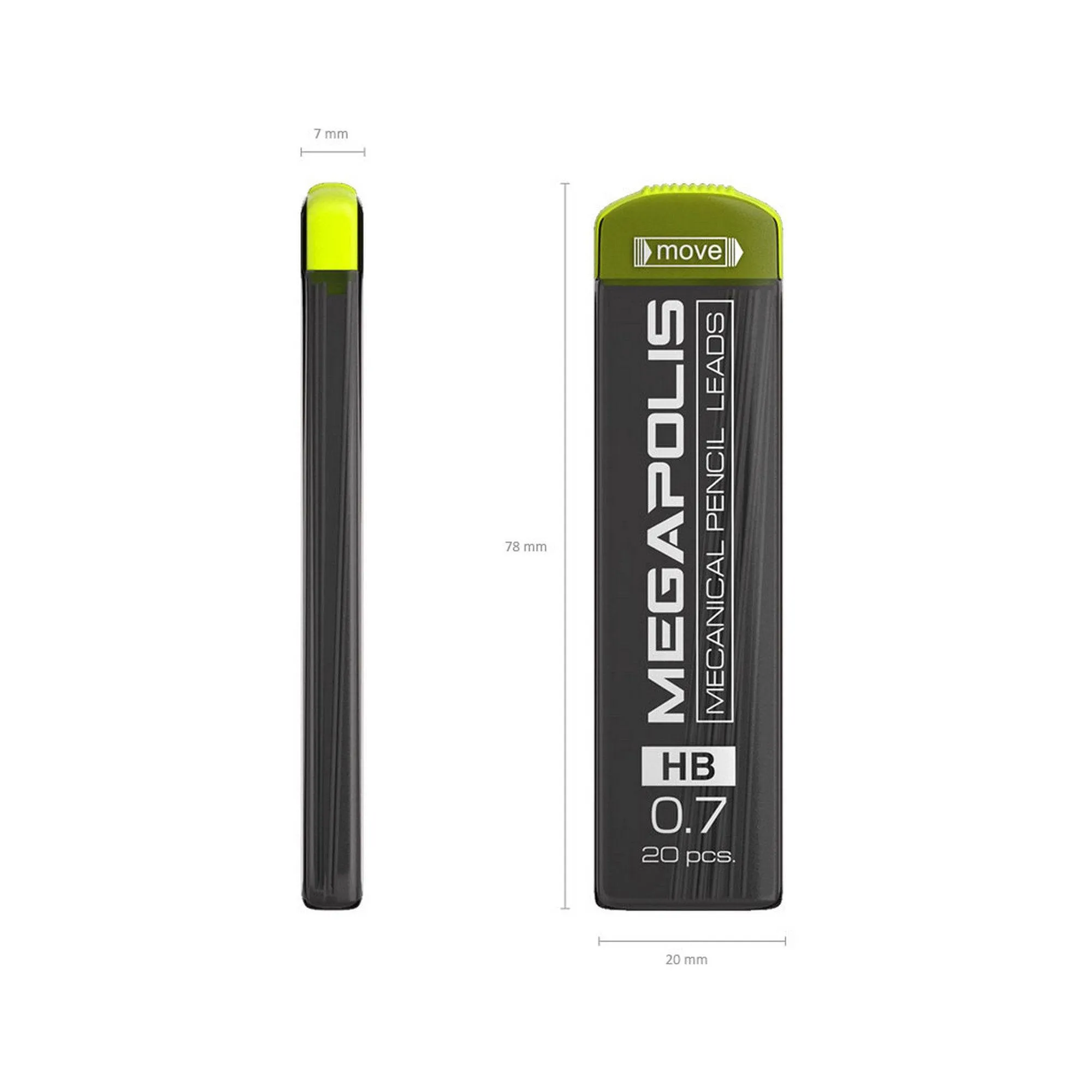 ErichKrause MEGAPOLIS Concept Leads for mechanical pencils 0.7 mm