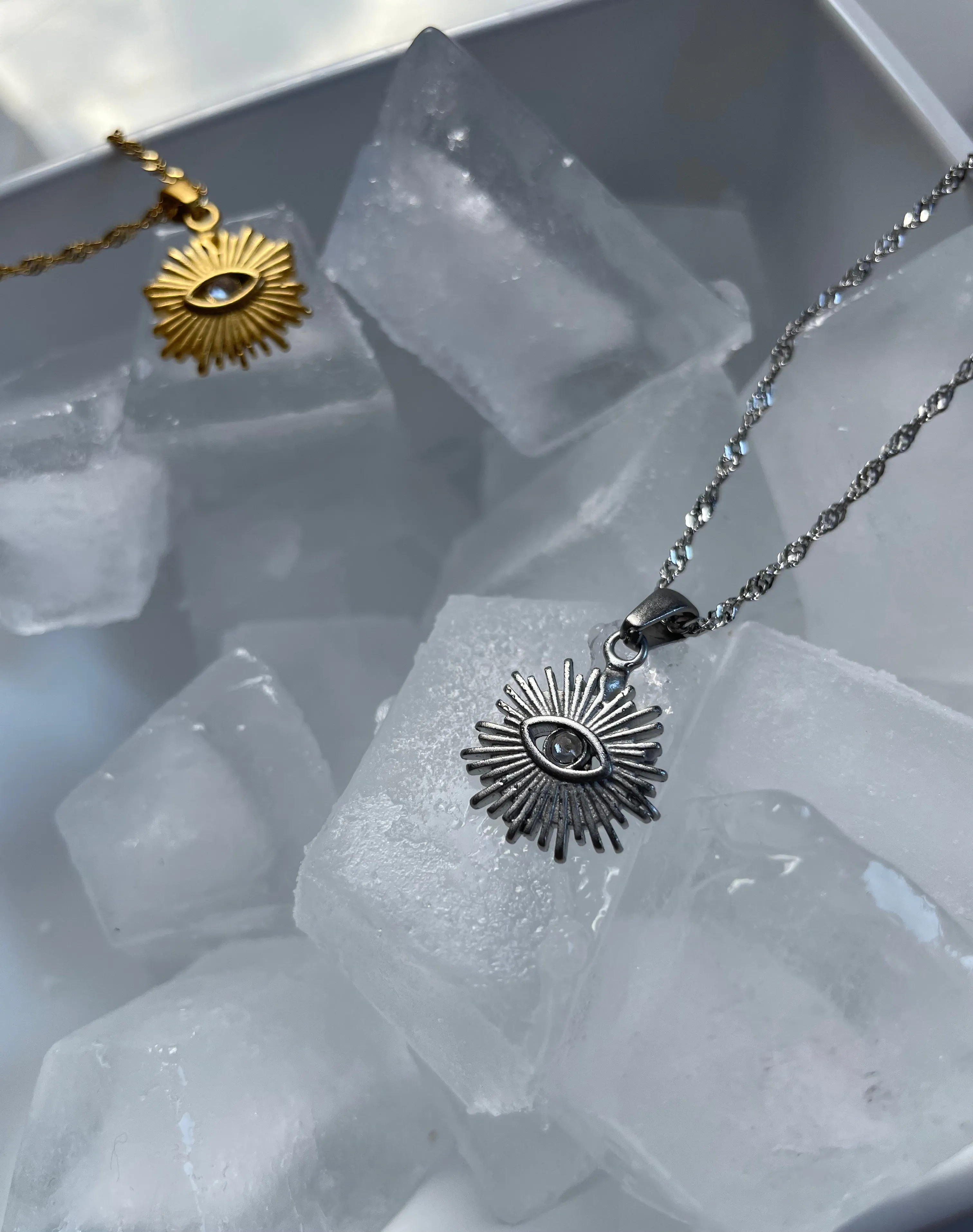 Evil Eye Sun Necklace