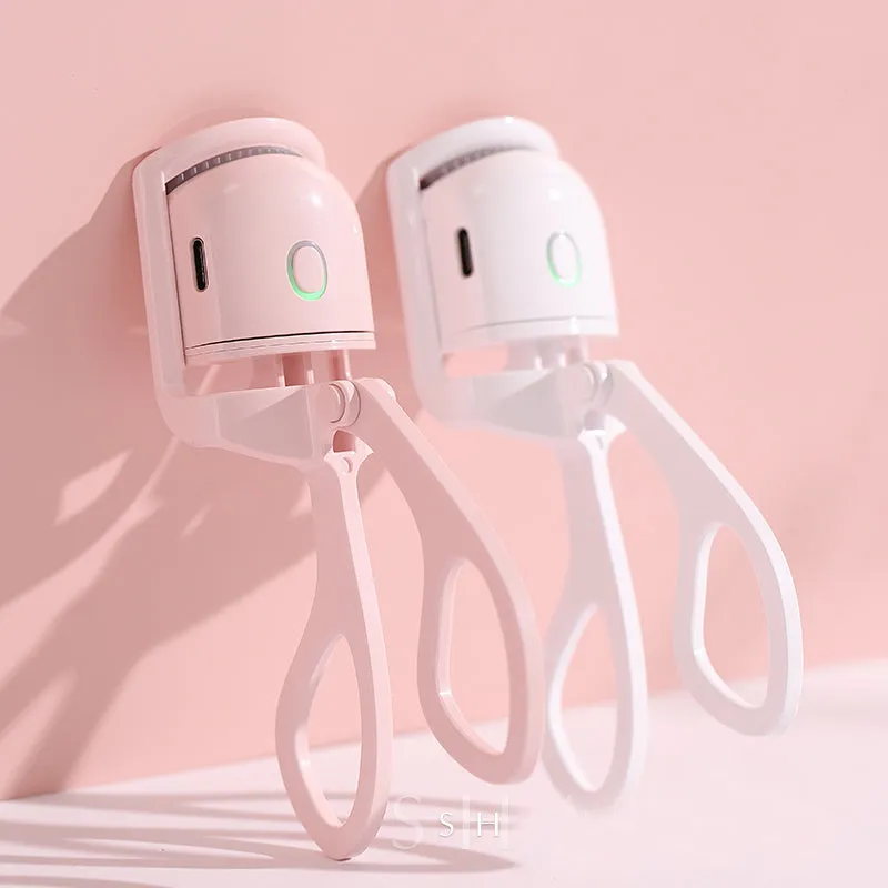 Eyelash Curler - Portable Electric Heated Comb Eye Lash - Long Lasting Eyelashes Curls - Thermal Eyelash Curler - Makeup Tools Heated - Eyelash Curlers- Rechargeable Electric Eyelash Curler - Handheld Eyelash Heat
