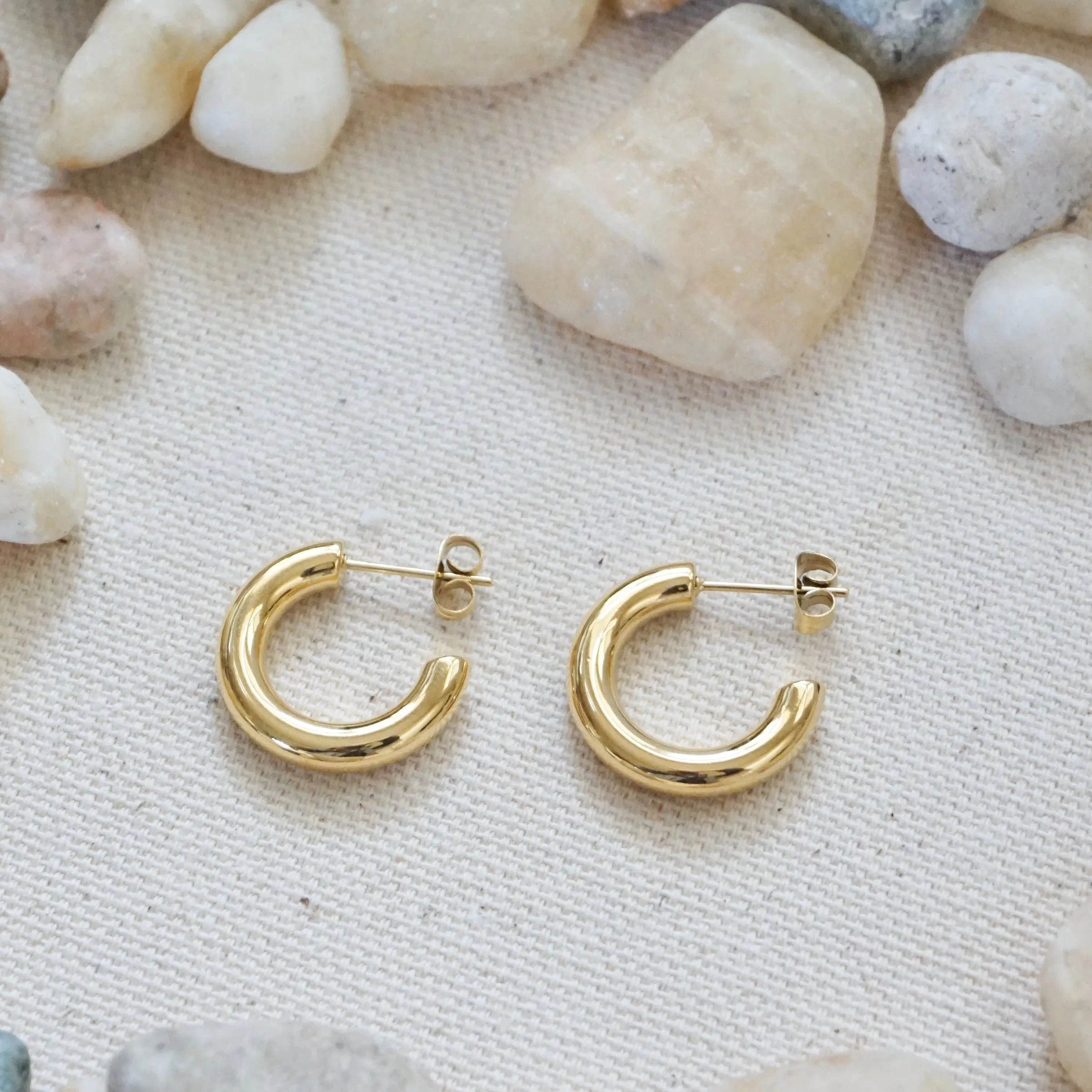 Gold Hoop Earrings