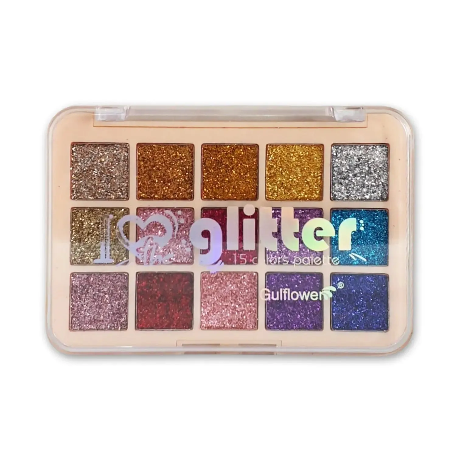 Gulflower Glitter Eyeshadow Palette 27g