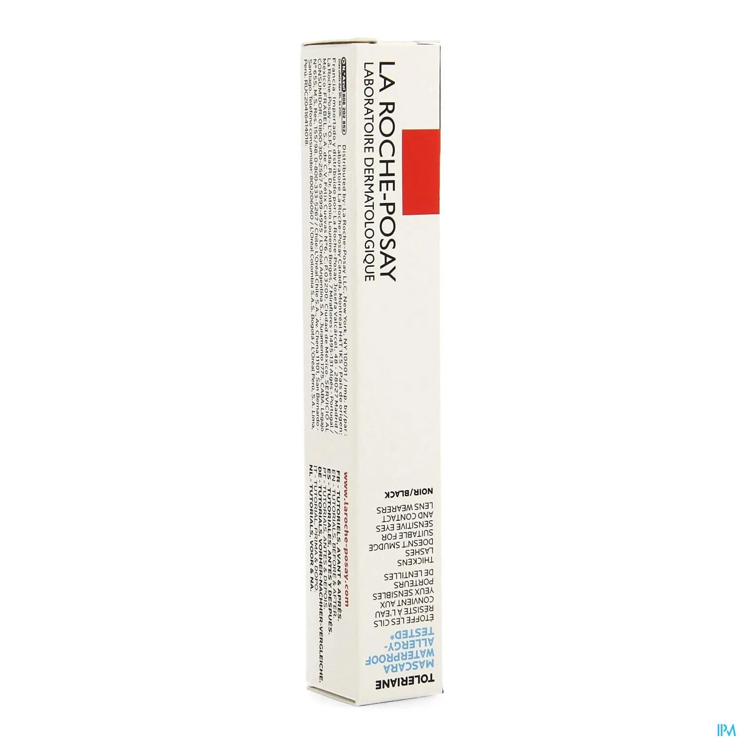 La Roche-Posay Toleriane Waterproof Mascara Zwart 7,6ml - Langhoudend & Geschikt voor Gevoelige Ogen
