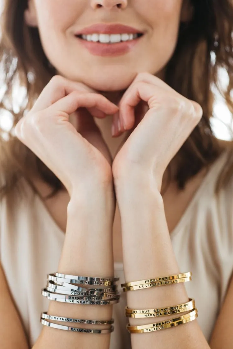 MEMORY - Custom Engraved Cuff Bracelet