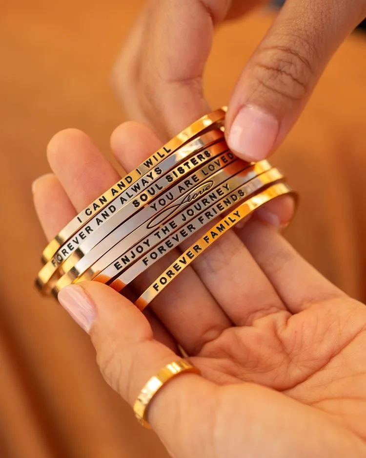 MEMORY - Custom Engraved Cuff Bracelet