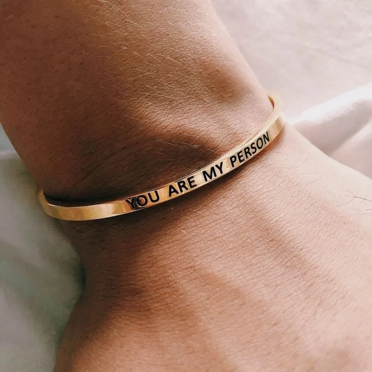 MEMORY - Custom Engraved Cuff Bracelet