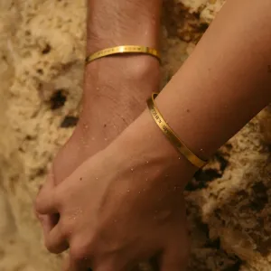 MEMORY - Custom Engraved Cuff Bracelet