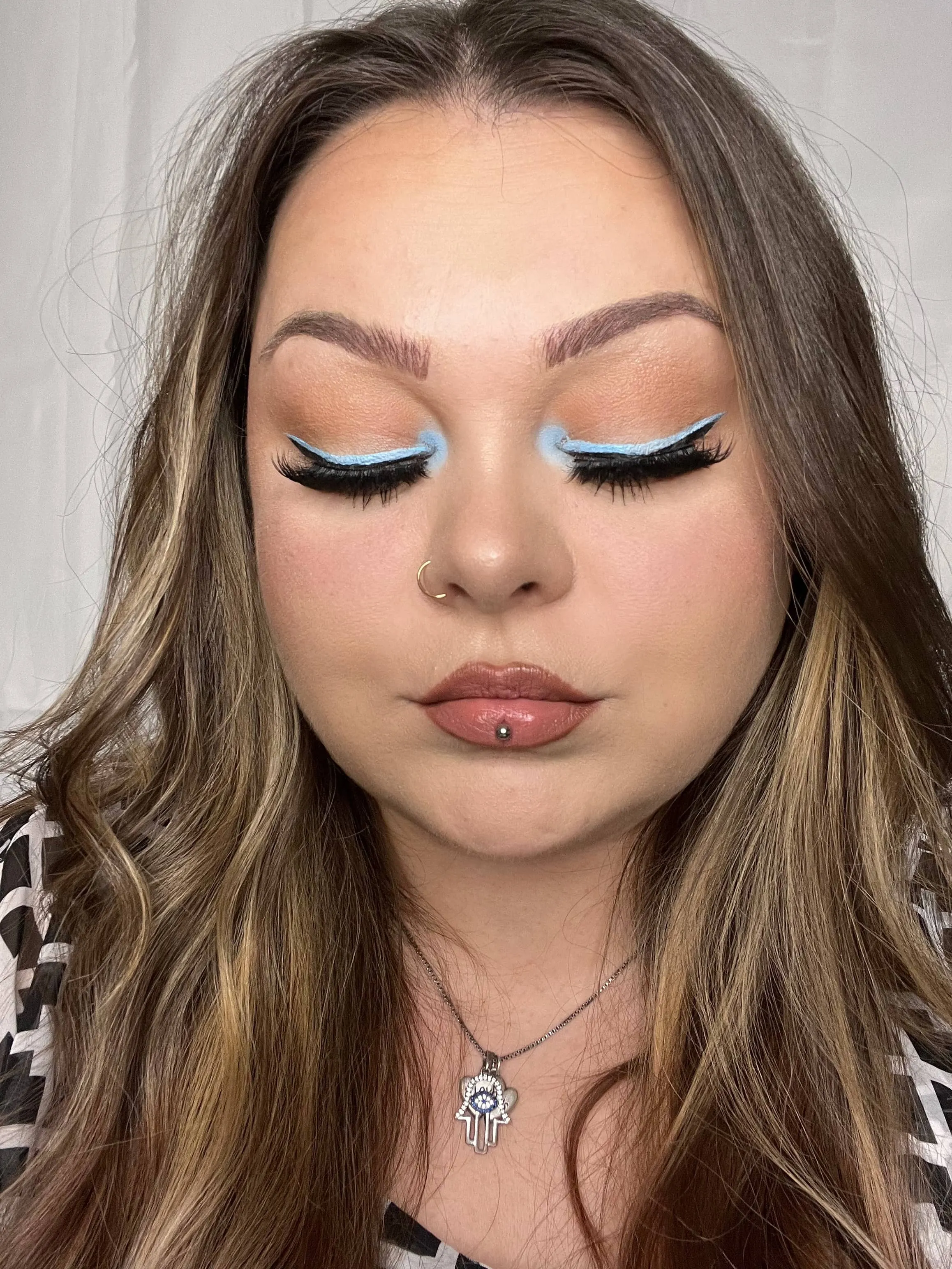 Pastel Blue Cake Water Activated Liners