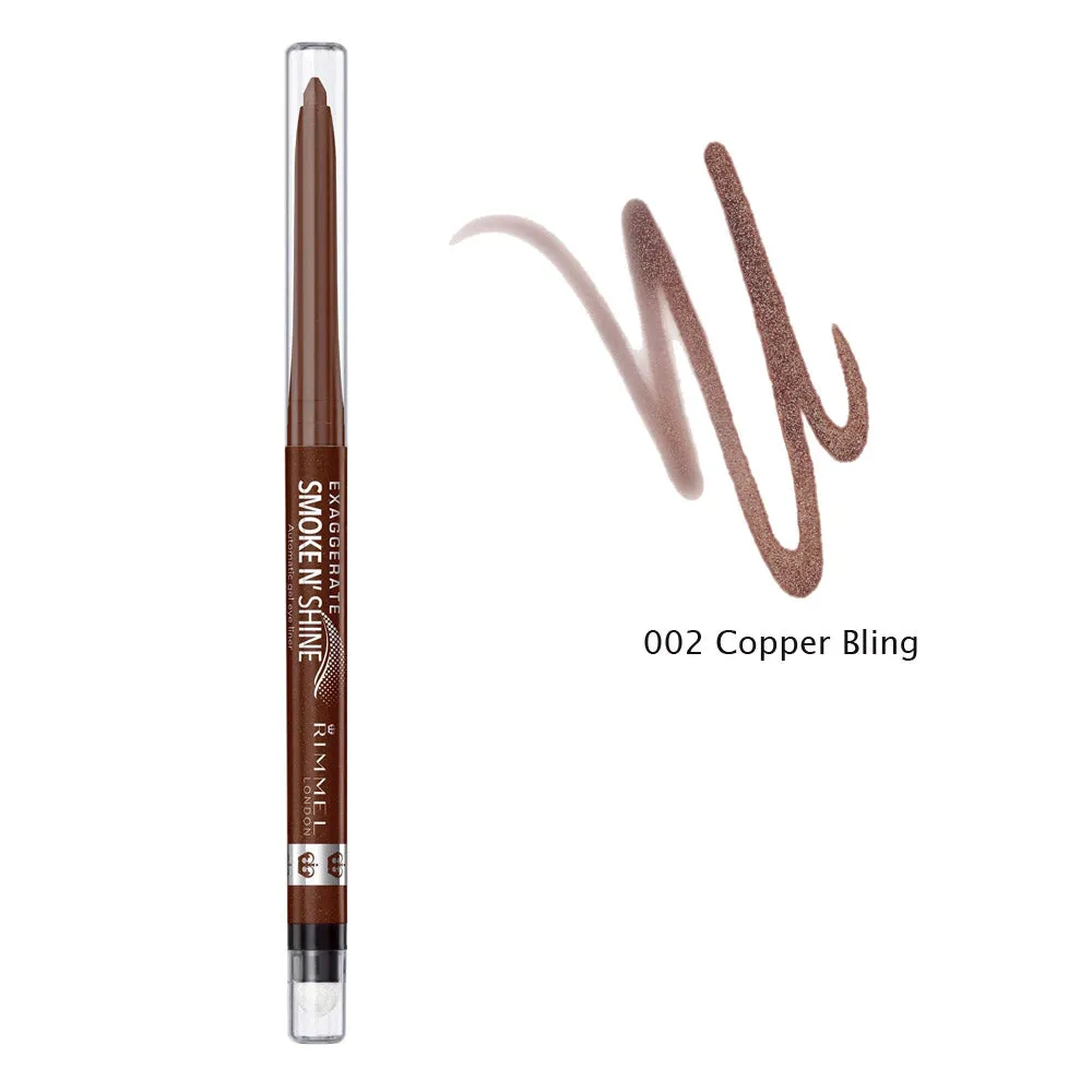 Rimmel London Exaggerate Smoky N Shine Gel Eyeliner 002 Copper Bling