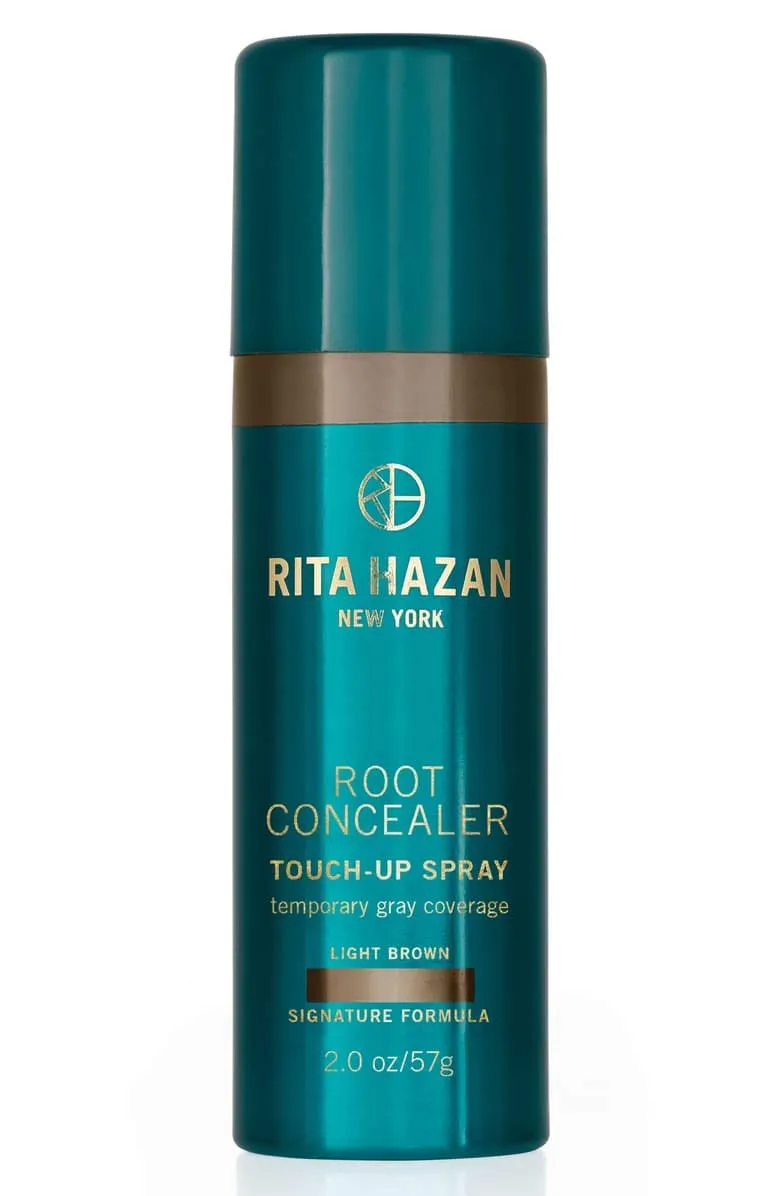 Rita Hazan Root Concealer Touch Up Spray, Light Brown Cover Up Gray, 2 oz