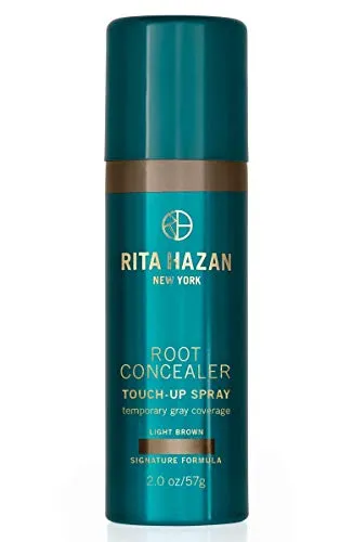 Rita Hazan Root Concealer Touch Up Spray, Light Brown Cover Up Gray, 2 oz