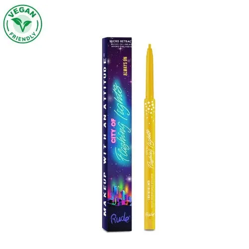 Rude - City of Flashing Lights Micro Retractable Liner - Always On