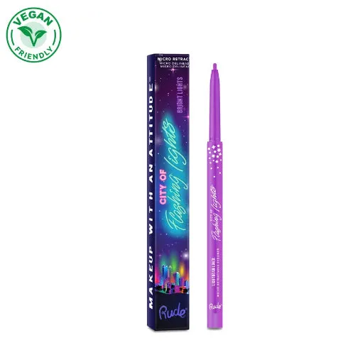 Rude - City of Flashing Lights Micro Retractable Liner - Bright Lights