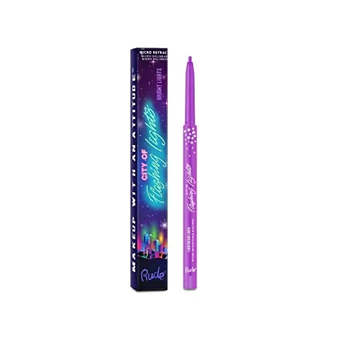 Rude - City of Flashing Lights Micro Retractable Liner - Bright Lights