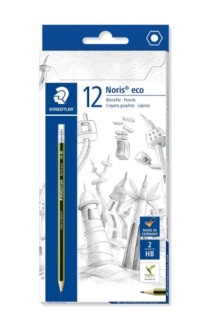 Staedtler 182-30 Noris Eco Pencil HB Box of 12 Pcs
