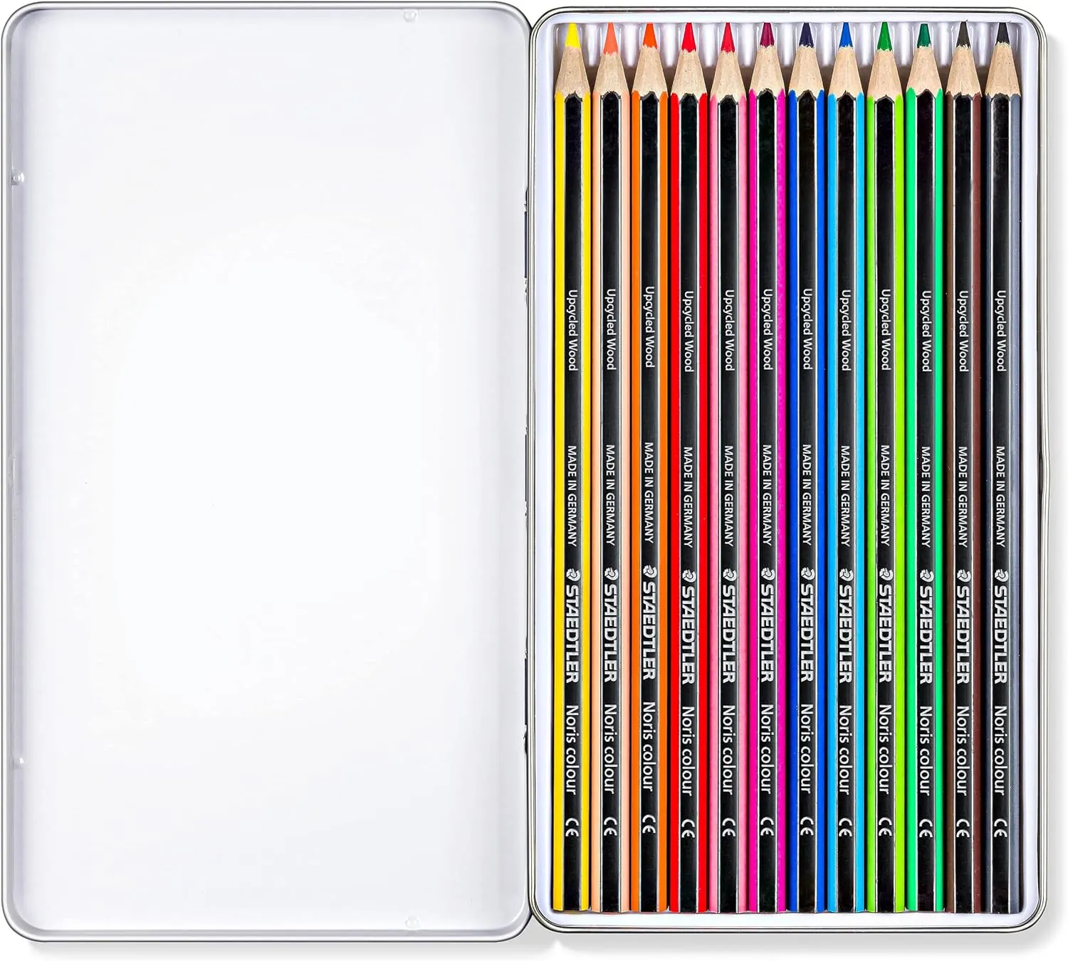 Staedtler 185 M12 Noris Coloring Pencils - (Tin of 12 Pencils)