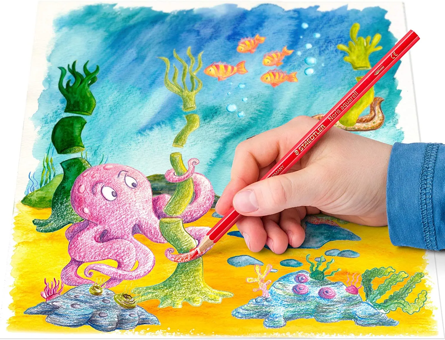 Staedtler Aquarell WaterColor pencil with brush Pack of 36 colors
