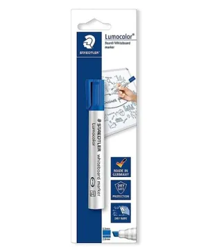 Staedtler Lumocolor Chisel Tip White Board Marker-(BLUE)