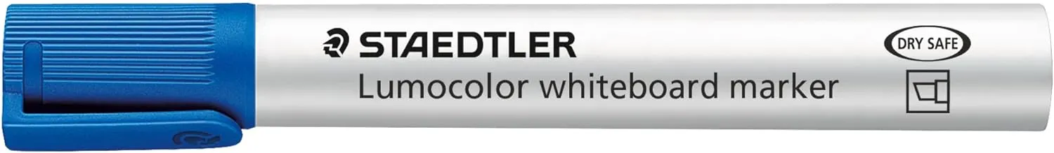 Staedtler Lumocolor Chisel Tip White Board Marker-(BLUE)