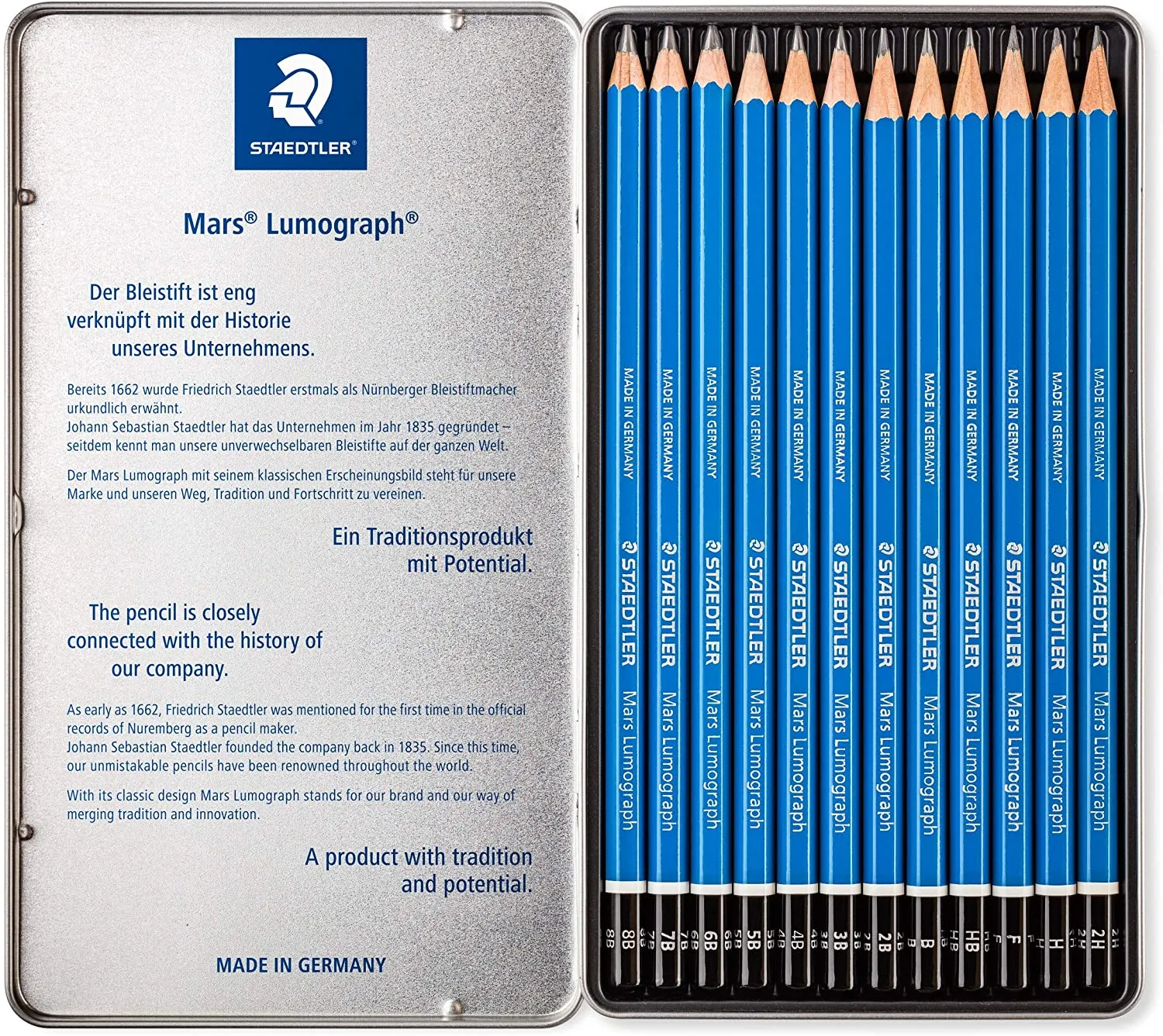 Staedtler Mars Lumograph Pencil - (Pack of 12)