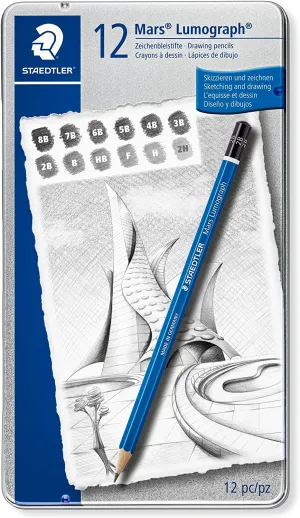 Staedtler Mars Lumograph Pencil - (Pack of 12)
